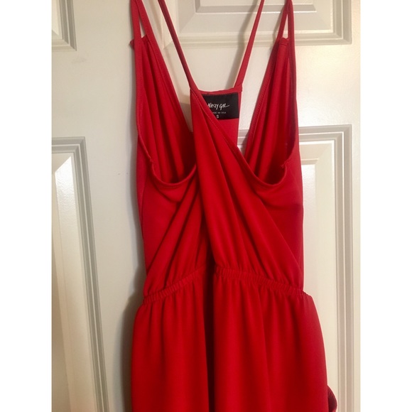 Nasty Gal Red Romper - Picture 3 of 3